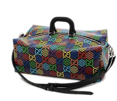 gucci psychedelic bag|Gucci duffle handbags.